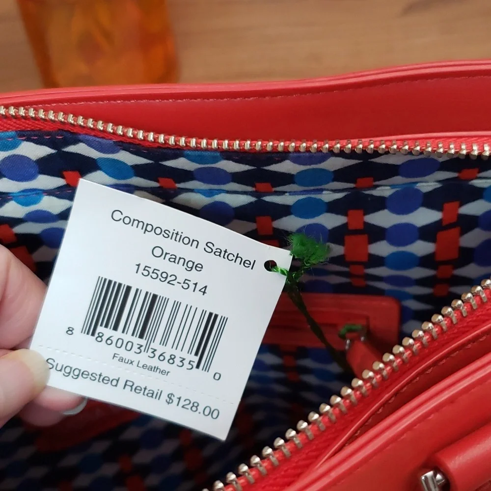 NWT Vera Bradley Composition Satchel/Crossbody - Picture 6 of 13